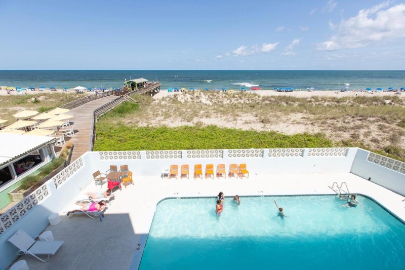 Image: Golden Sands Carolina Beach Oceanfront, Tapestry by Hilton