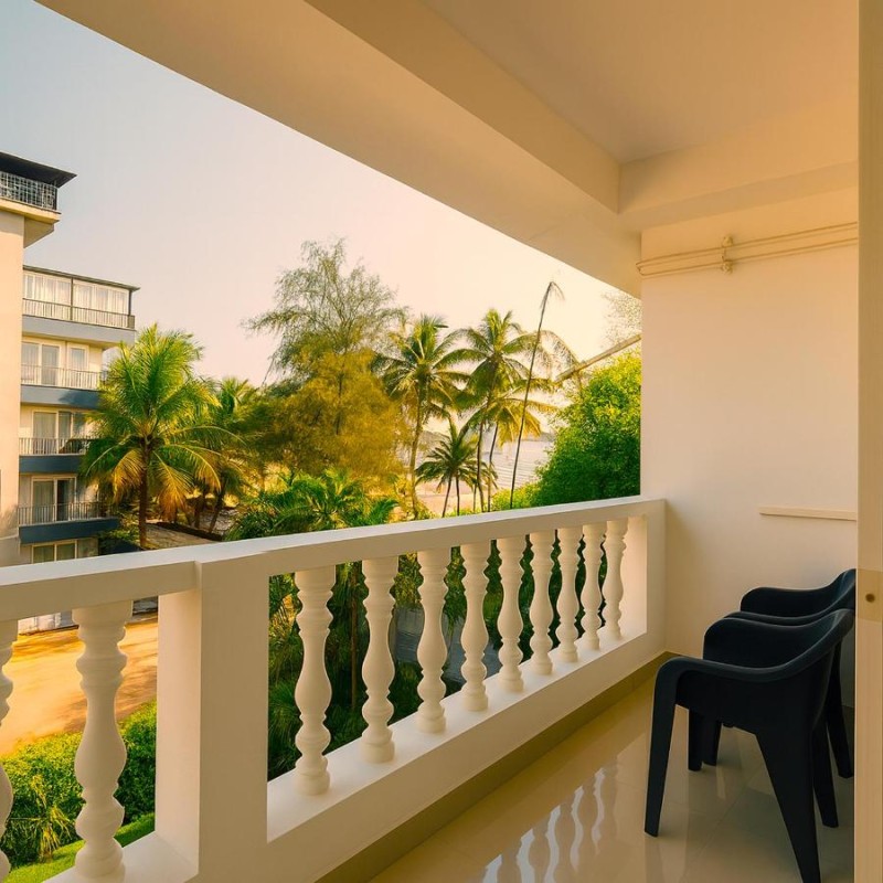 Image: Hotel Amore Mio Morjim - Beachfront Hotel on Morjim Beach