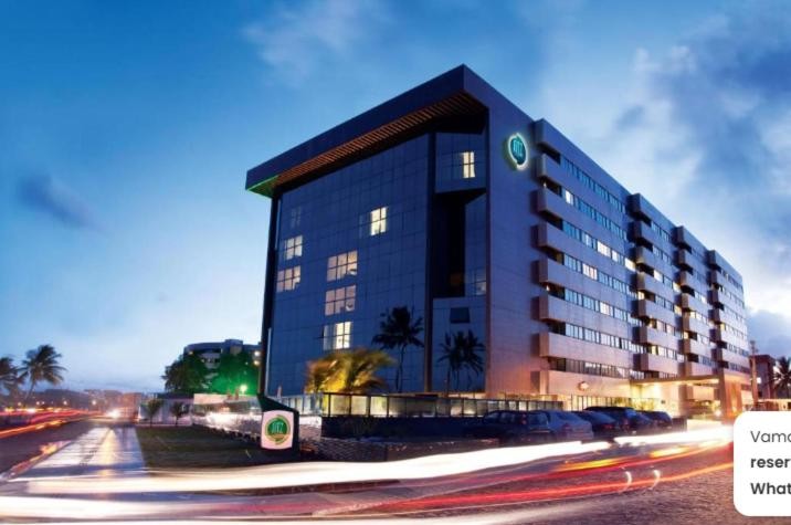 Image: FLAT EM HOTEL FRENTE MAR DE LUXO DA GRIFE RITZ SUITES, FLAT VISTA PRA O MAR DE CRUZ DAS ALMAS, COM 2 CAMAS QUEEN, INFRAESTUTURA COMPLETA, PISCINAS, ACADEMIA, PLAYGROUND, SAUNA, RESTAURANTE, SERVIÇO DE QUARTO E RECEPÇÃO 24 HRS E MUITO mais!