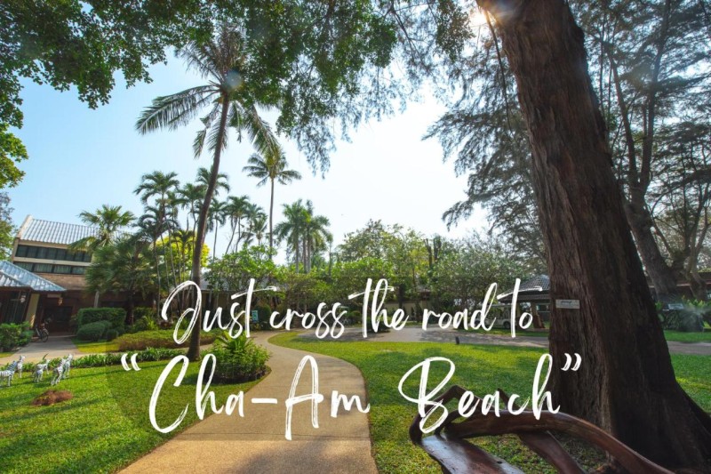 Image: Raya Resort Beach front - The Most Green Resort in Cha-am