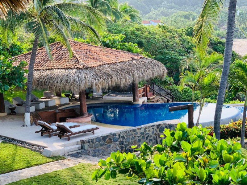 Image: Casa Manzanillo - Jungle Room - Full Ocean View Room at Exceptional Beach Front Location